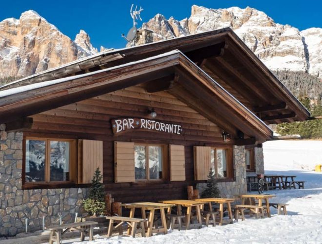 Rifugio ristorante sulle piste da sci di Socrepes - Pocol